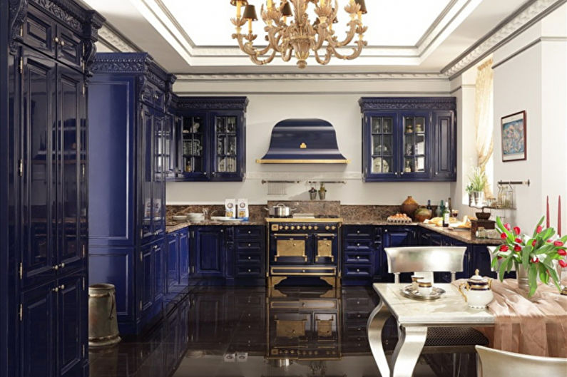 Cocina de diseño de interiores al estilo art deco - foto