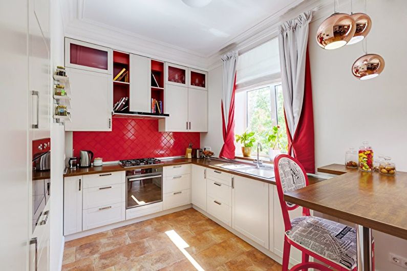 Red Kitchen Design - Decorazione murale