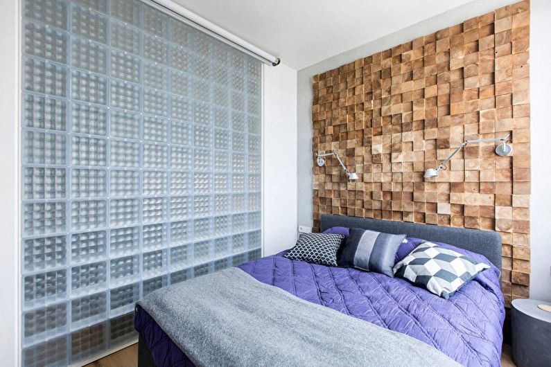 Chambre - Design d'un appartement dans le style du minimalisme