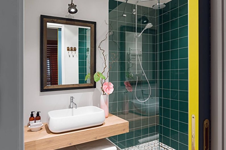 Salle de bain - Design d'appartement de style minimaliste