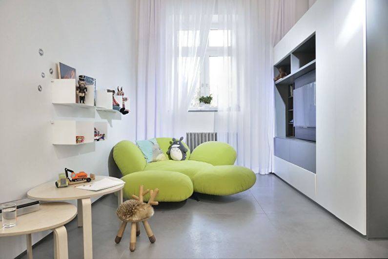 Interieur design appartement in de stijl van minimalisme - foto