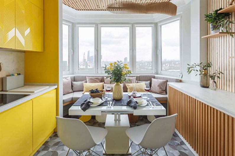 Yellow Kitchen Design - Móveis