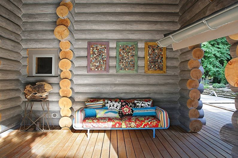 Decorazione di mobili in stile patchwork