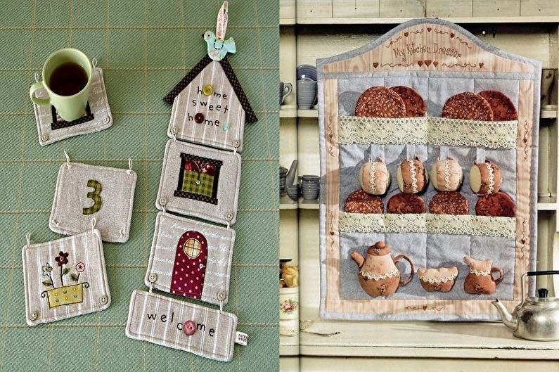 Patchwork à l'intérieur de la cuisine - Belles idées