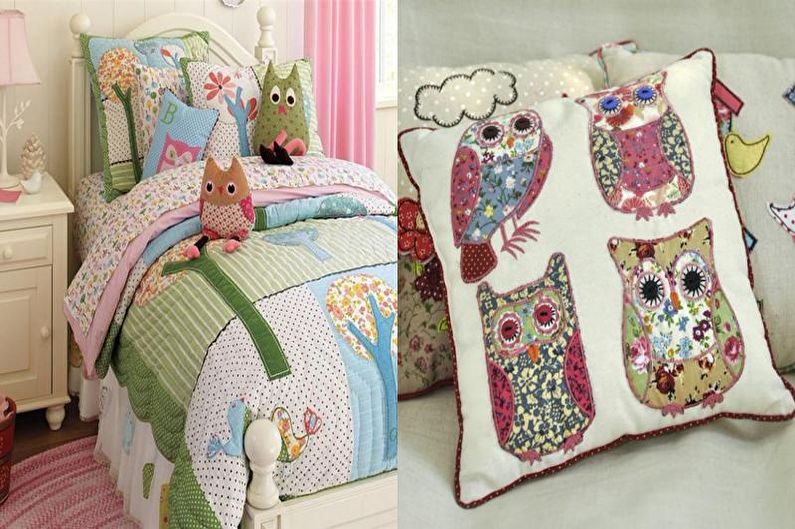 Patchwork a l’interior d’una habitació infantil - Belles idees