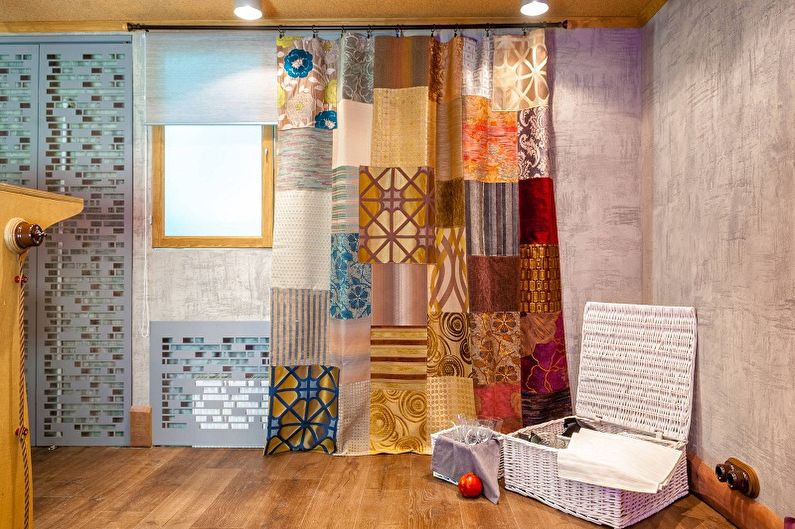 Patchwork sa interior - larawan