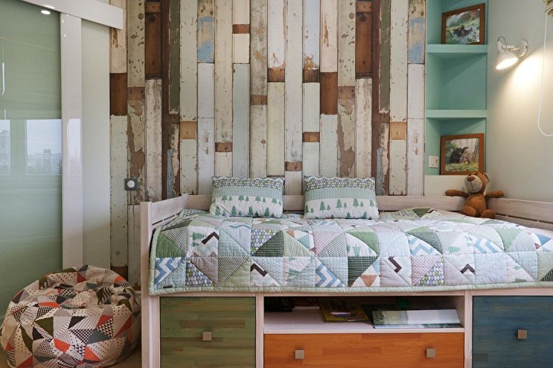 Patchwork in het interieur - foto