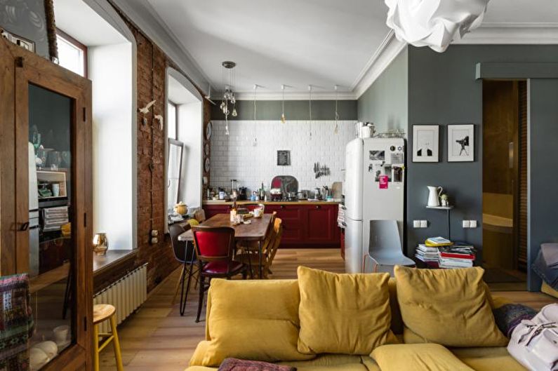 Disseny d’un apartament d’una sola habitació de 30 m2. (60 fotos)