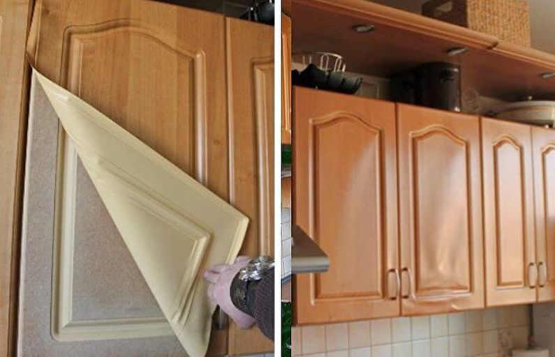 Do-it-yourself kitchen furniture restoration