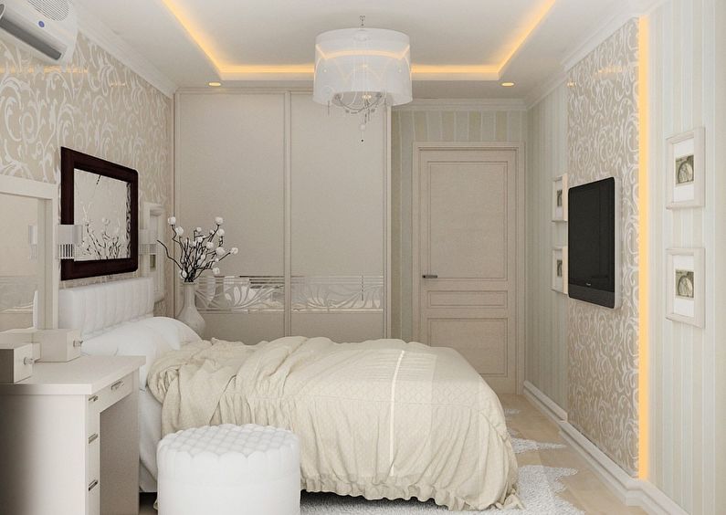 Aménagement intérieur d'une chambre à Khrouchtchev - photo