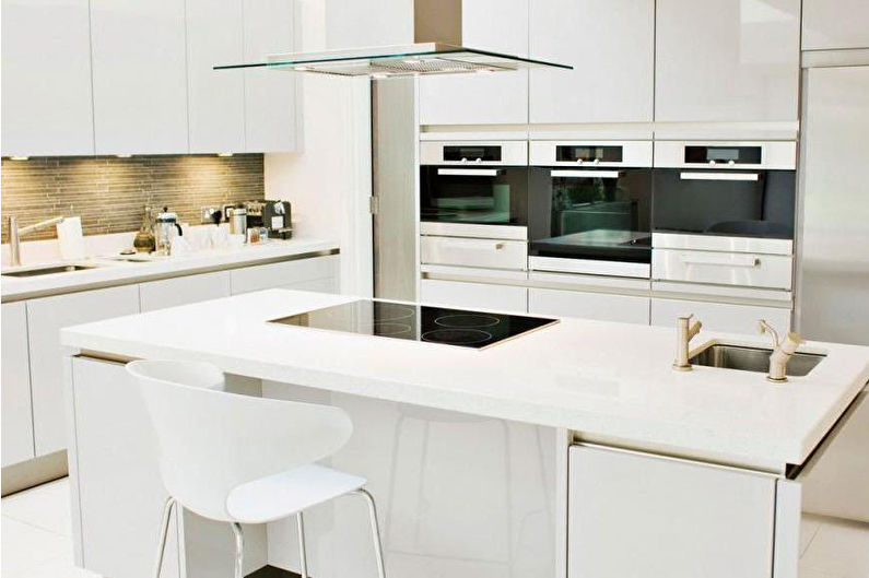 Kitchen design 8 sq.m. minimalist style