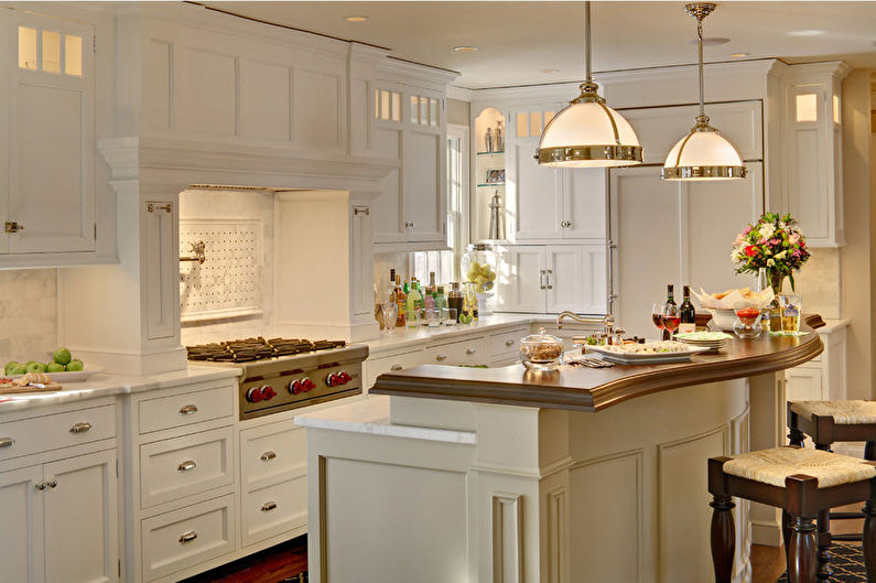 The interior design of the kitchen is 8 sq.m. - Photo