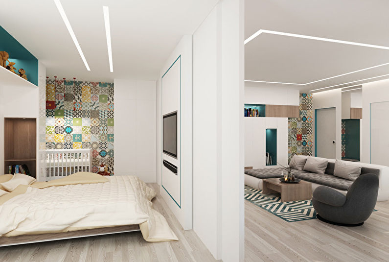 Habitación Patchwork: Apartamento para una familia joven - foto 5