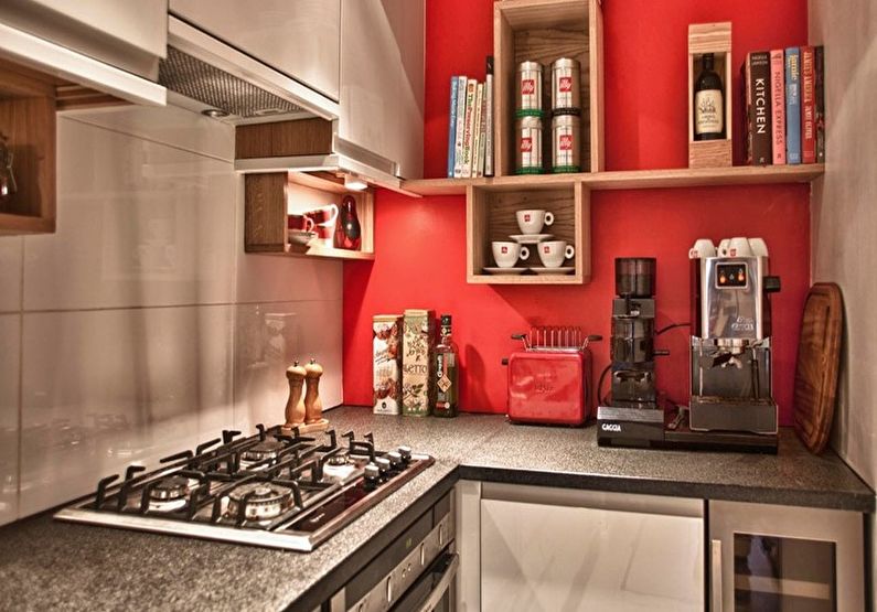 Design de interiores de uma pequena cozinha - foto