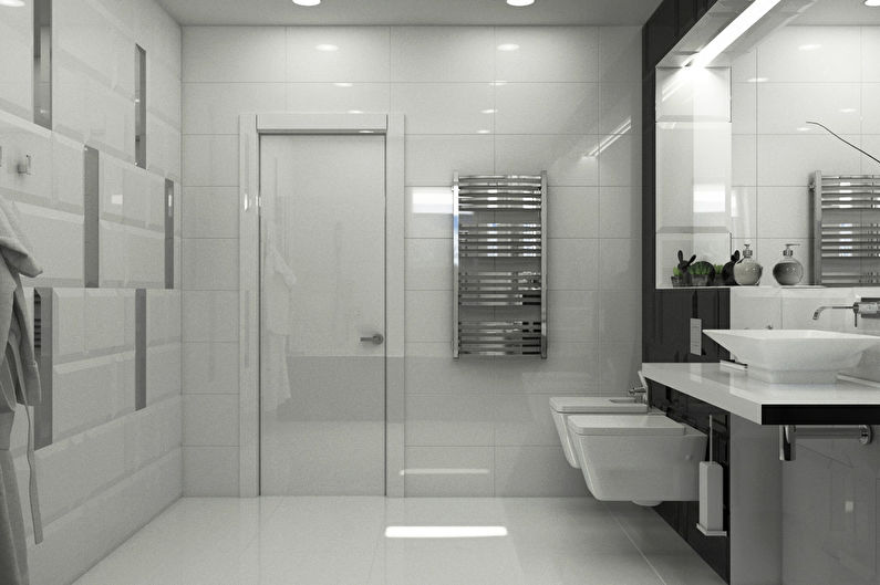 Harmony of Contrast: Banyo 10 m2 - larawan 4