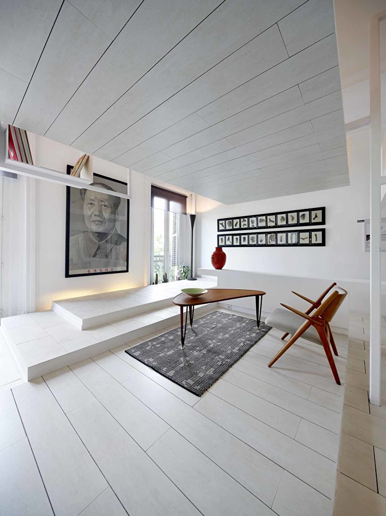 Aménagement intérieur d'un studio 54 m²