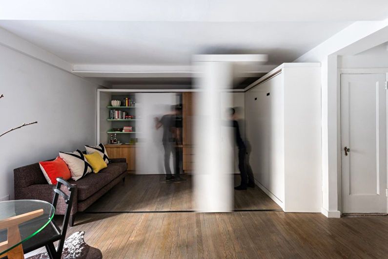 Diseño de apartamentos de una habitación, Nueva York