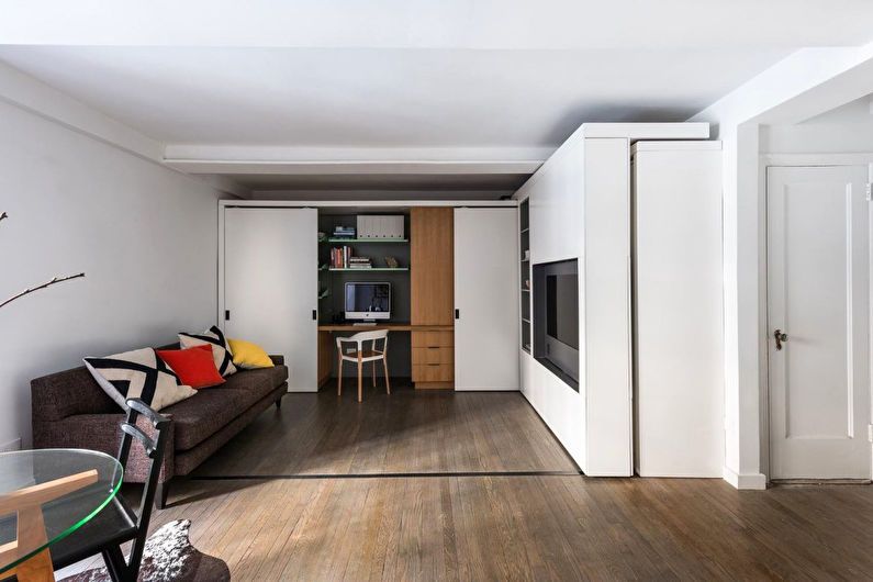 Diseño de apartamentos de una habitación, Nueva York