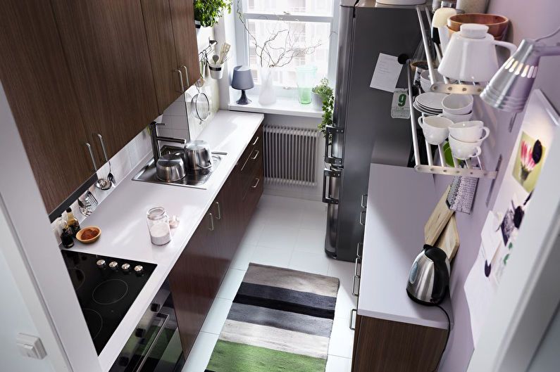 Diseño de cocina de 6 m2. - cómo organizar los muebles