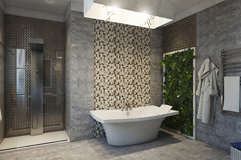 Tensiyon ng Facet: Contemporary Style Banyo