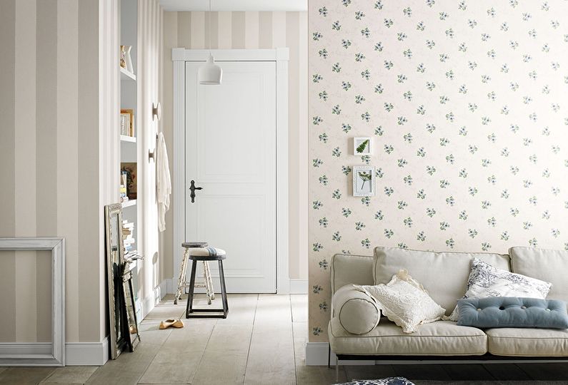 How to choose a wallpaper for the hallway (+60 photo)