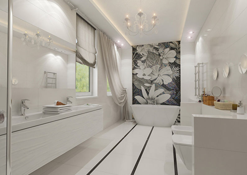 Salle de bain Fleur Blanche