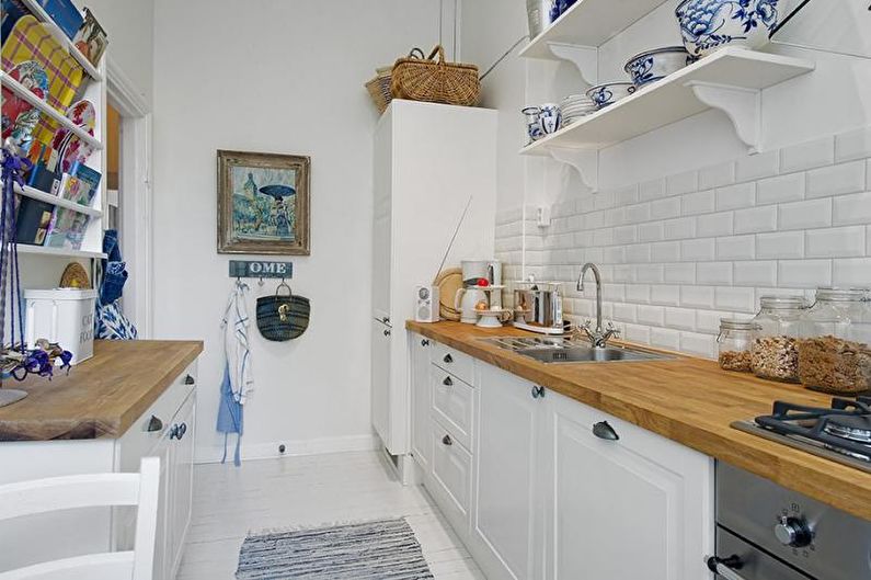 Smalle Scandinavische keuken - Interior Design