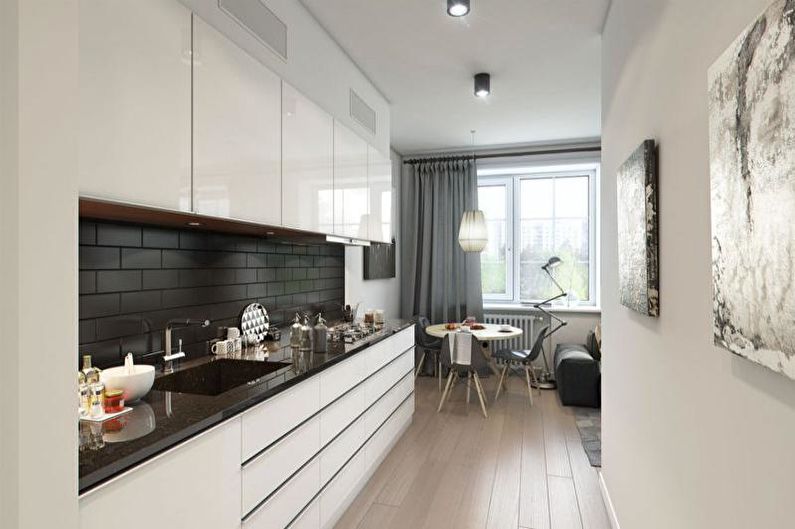 Narrow Kitchen Design - Decorazione murale