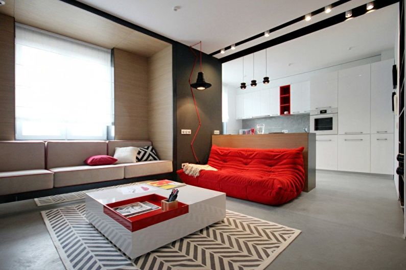 Minimalism Living Room Design - Decor and Textile