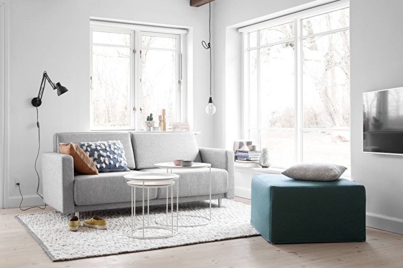 Design interior stil living minimalist - fotografie