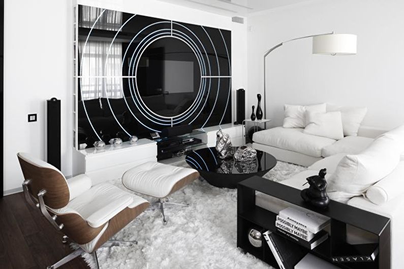 Design de interiores apartamento estilo high-tech - foto