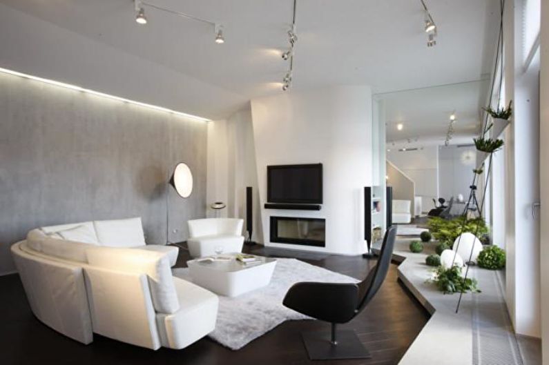 Interior design appartamento in stile high-tech - foto