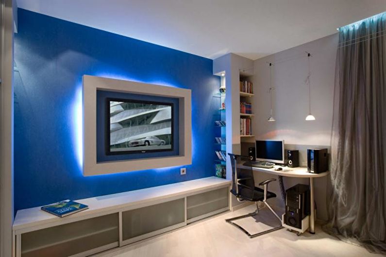 Innenarchitektur High-Tech-Stil Wohnung - Foto