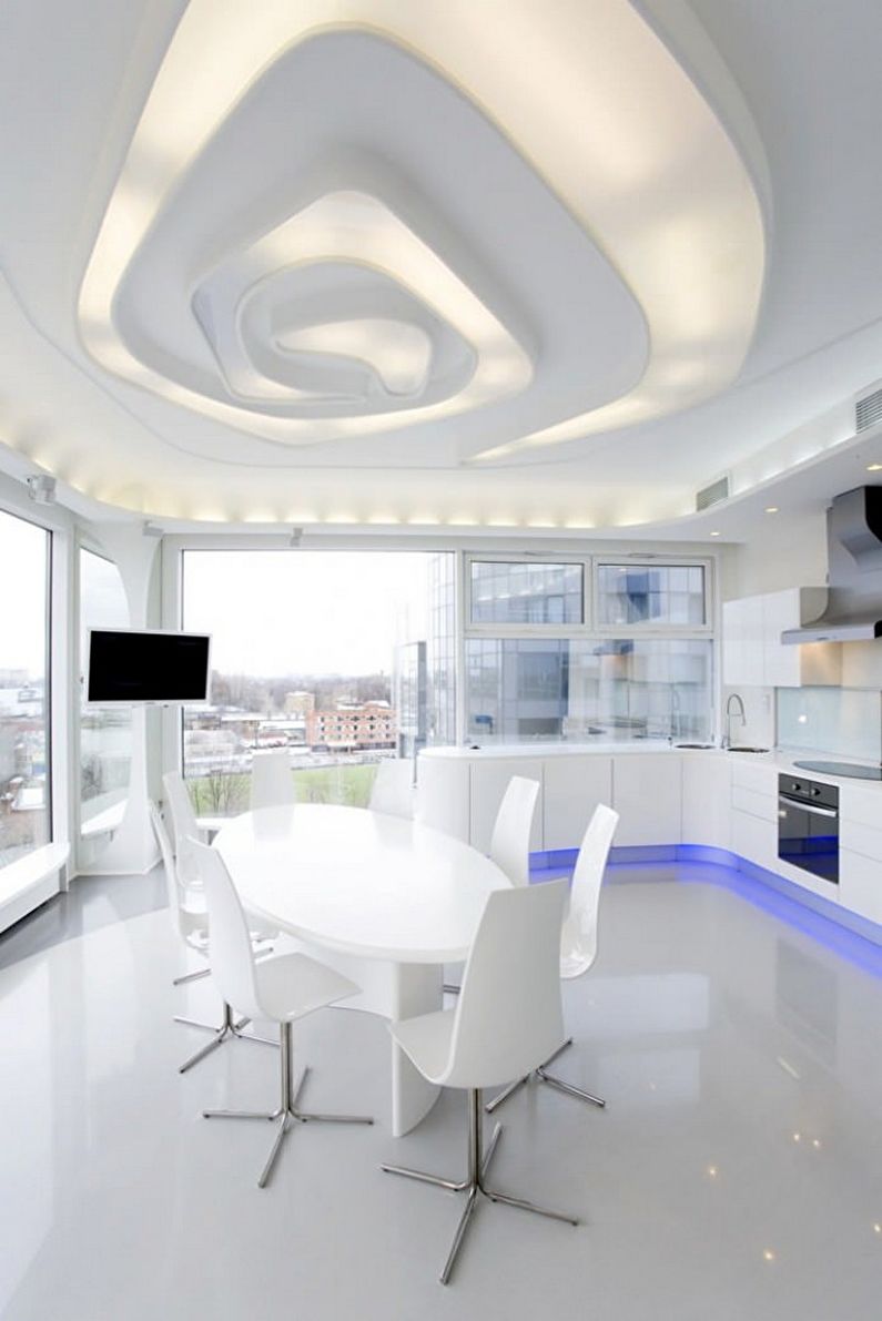 Appartement design de style high-tech - photo