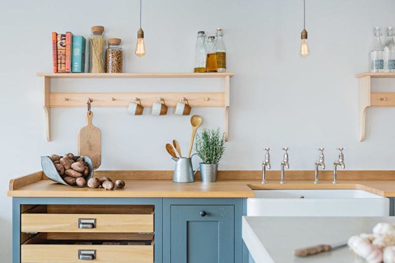 Particle board kitchen