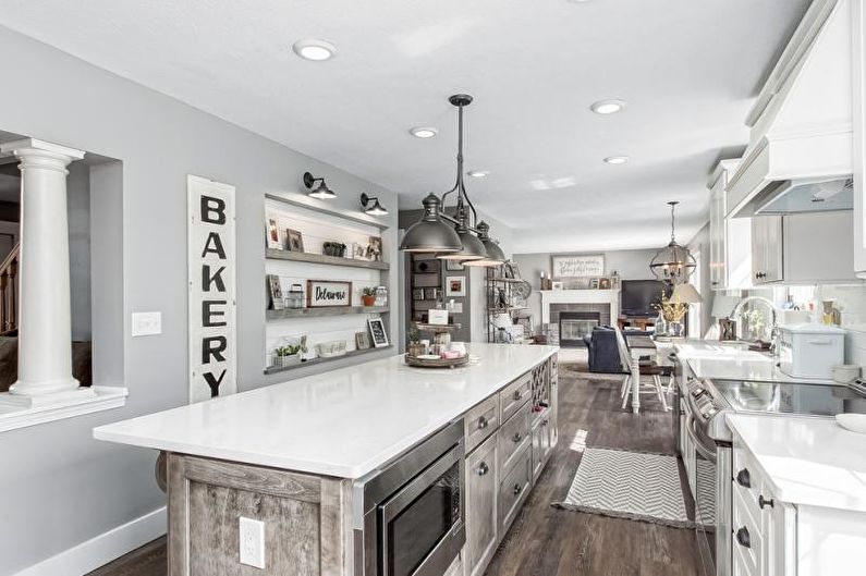 Countertop for kitchen made of artificial stone