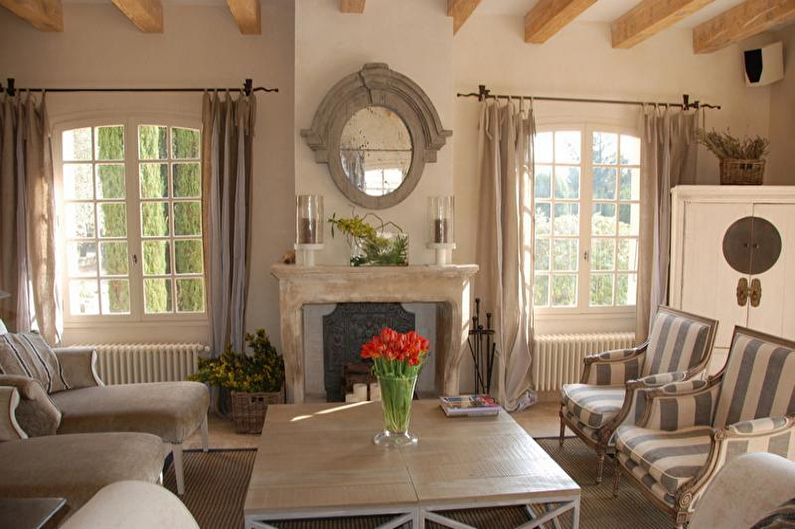 Living Room Design Provence - Decoração de parede