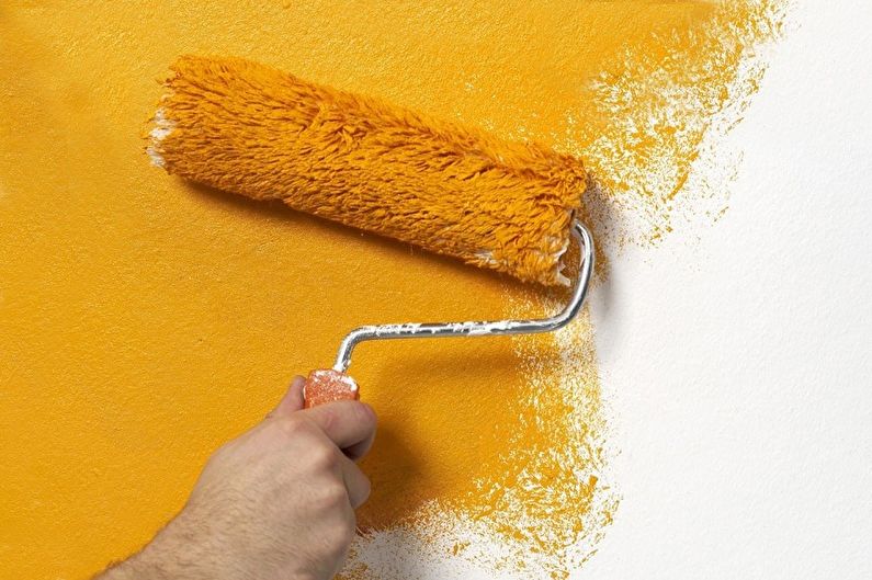 How to apply water-based paint