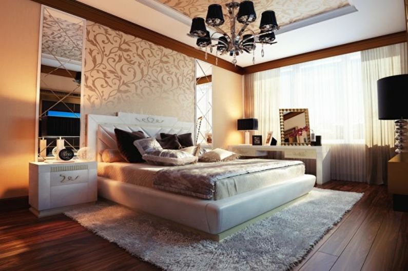 Chambre design d'intérieur dans un style art déco - photo