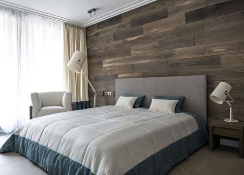 Laminate on the wall: photos in the interior, beautiful ideas