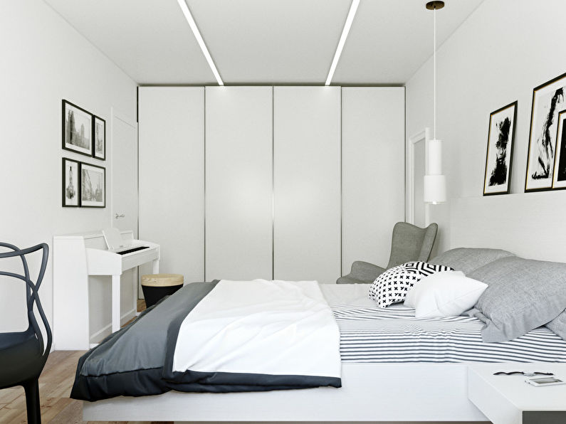 Little White: diseño de apartamentos de 32 m2. - foto 1