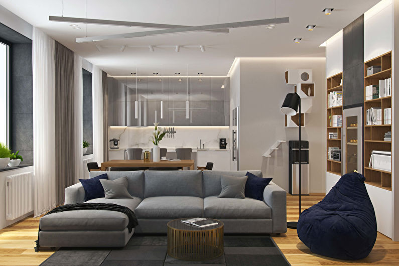 Apartamento em estilo moderno, Moscou - foto 2