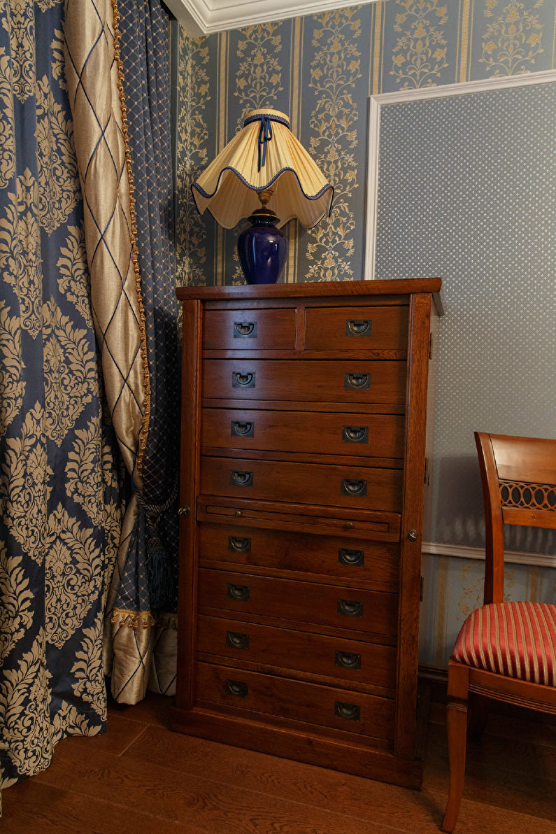 Indigo: Bedroom in the classical style - photo 4