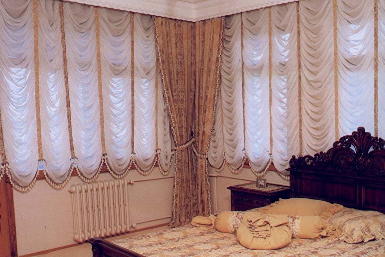 Cortinas francesas para um quarto