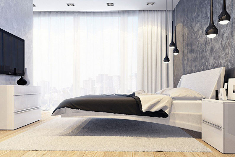 Minimalism style bedroom curtains