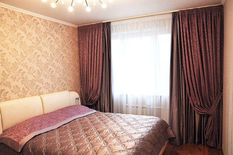 Curtains for a bedroom - photo