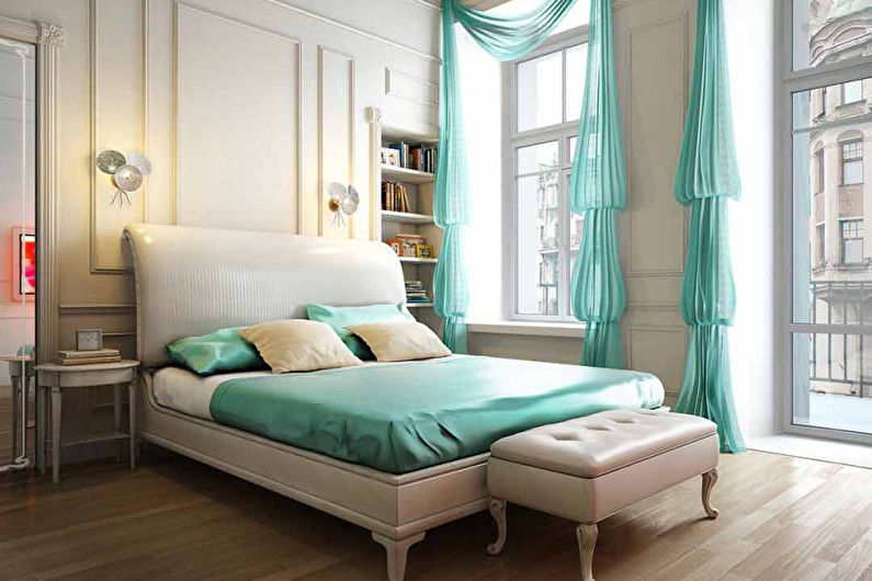 Curtains for a bedroom - photo