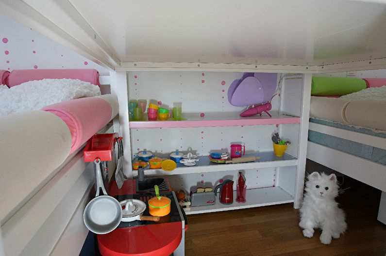 Conto de fadas da floresta: quarto infantil para duas meninas - foto 4