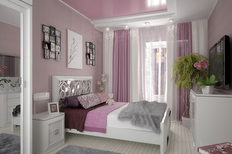 Design chambre rose Provence