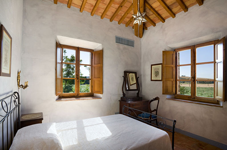 Design d'intérieur de chambre de style Provence - photo